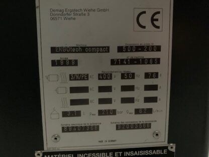 PRESSE A INJECTER DEMAG 50T 200 COMPACT NC4