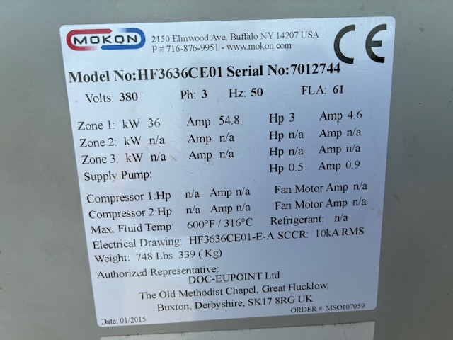 rechauffeur à huile MOKON HTF SYSTEM 36 KW HF 3636 CE 01 (6)